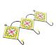 Yellow Turquoise Ceramic Floral Tiles Hooks Online